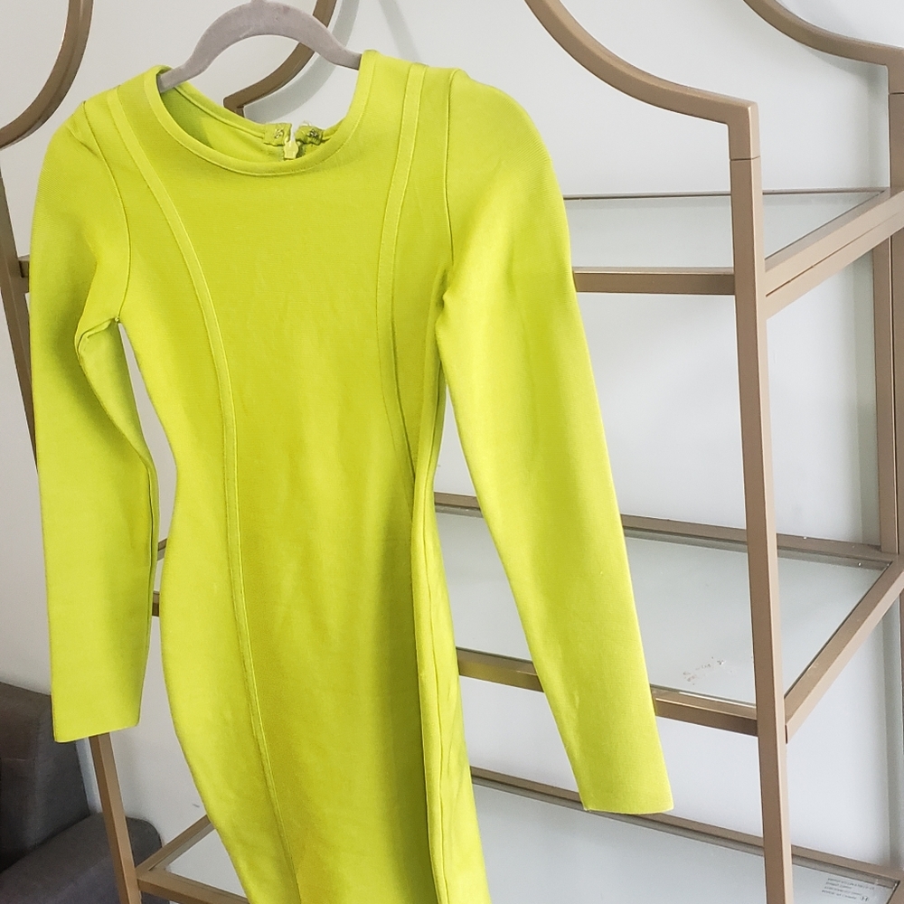 Long sleeve Bandage dress